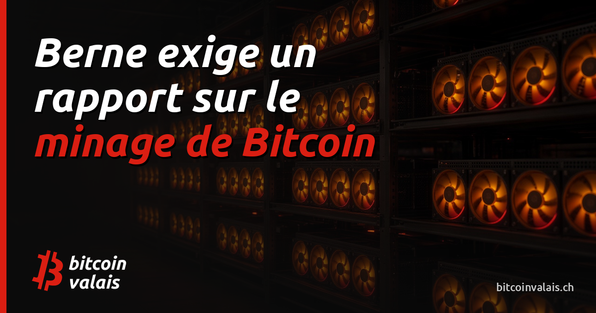 Berne exige un rapport sur le minage de Bitcoin : vers une valorisation des surplus énergétiques et un renforcement de l’économie suisse