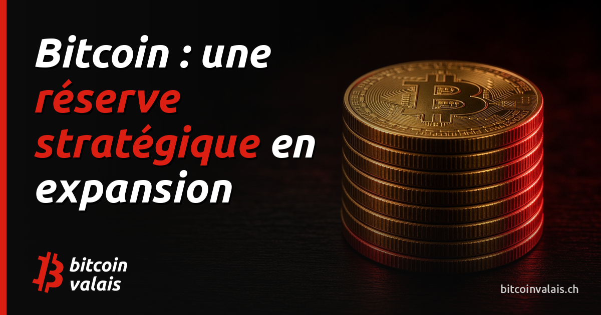 Bitcoin : une réserve stratégique en pleine expansion