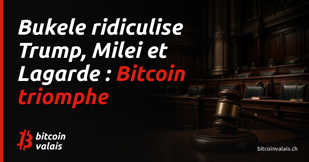 Bukele ridiculise Trump, Milei et Lagarde : Bitcoin triomphe des shitcoins présidentiels