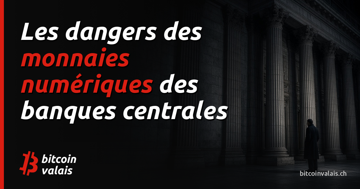 Les dangers des monnaies numériques des banques centrales : l’exemple de l’Euro et le projet d’un franc suisse numérique