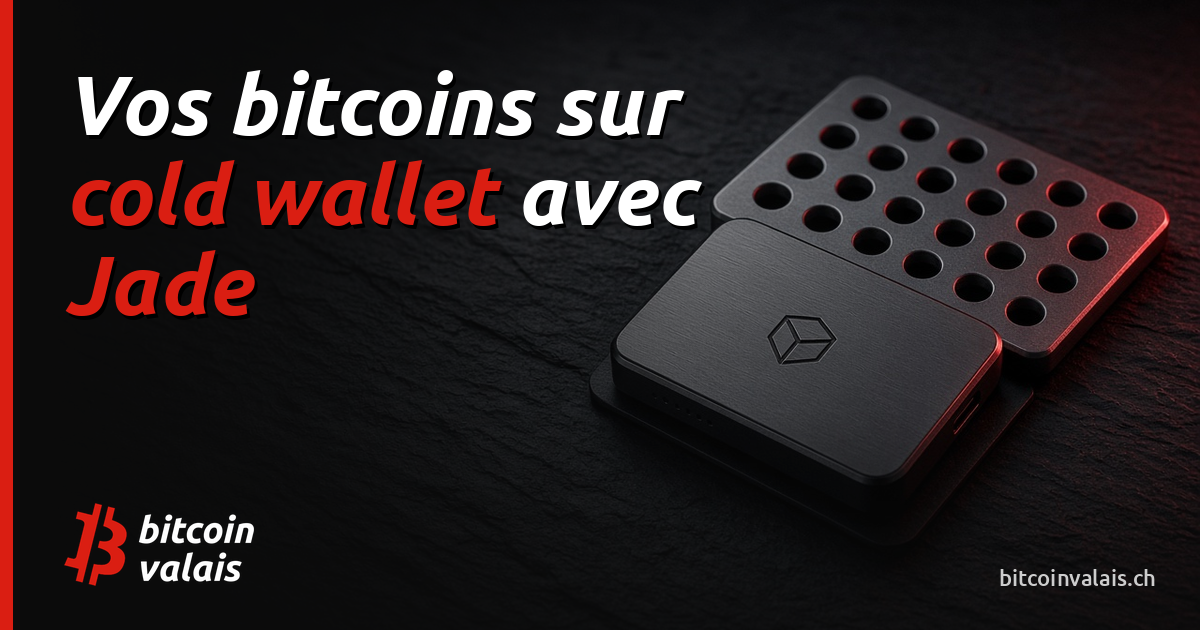 Sauvegarder vos bitcoins sur cold wallet avec Jade