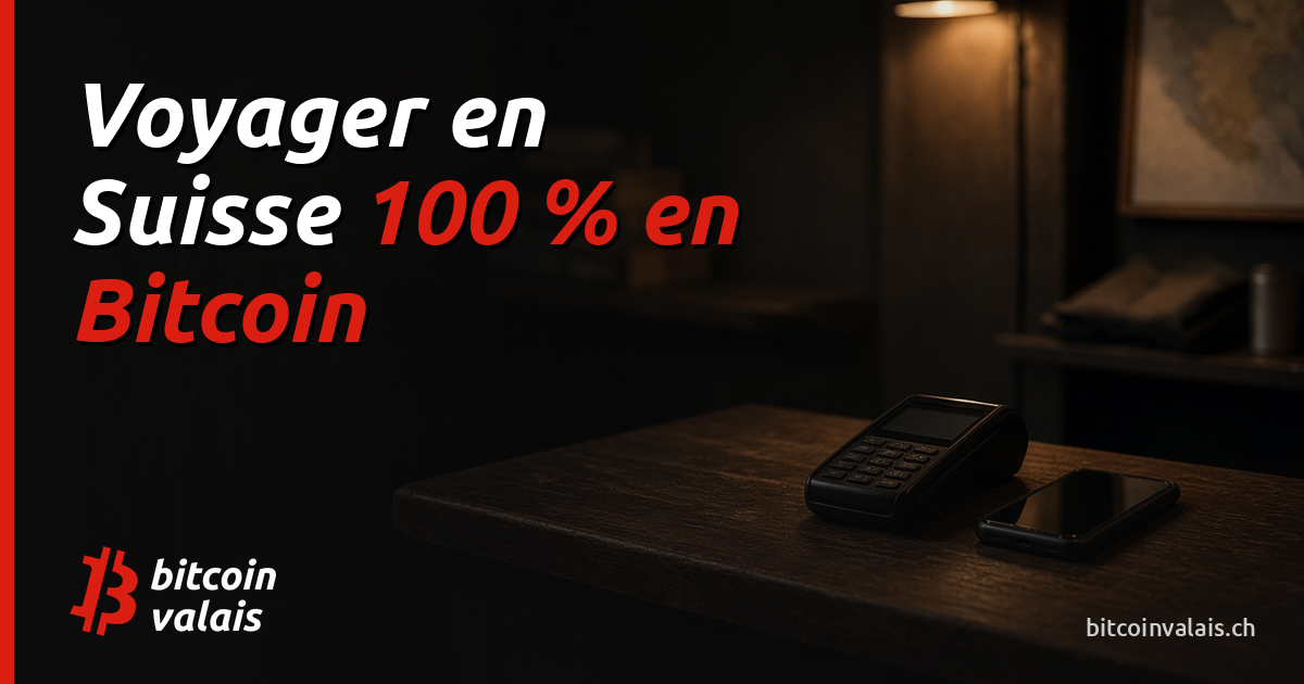Voyager en Suisse en payant 100 % en Bitcoin : Une expérience unique
